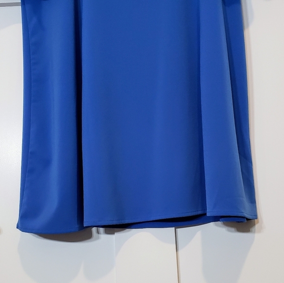 J.Jill For Christian Siriano Blue Midi Dress W/Stretch Sz Medium Petite MP - Picture 11 of 13